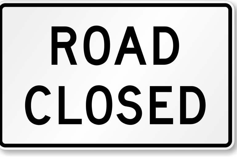 Road Closure in Dutton